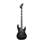 Jackson JS3 Spectra Bass Guitar - Gloss Black Bundle with Cable, Tuner, Strap, Picks, and Austin Bazaar Instructional DVD