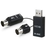 M‑VAVE MS1 Mini Wireless MIDI Transmission System | Wireless MIDI Adapter for Instruments & Devices