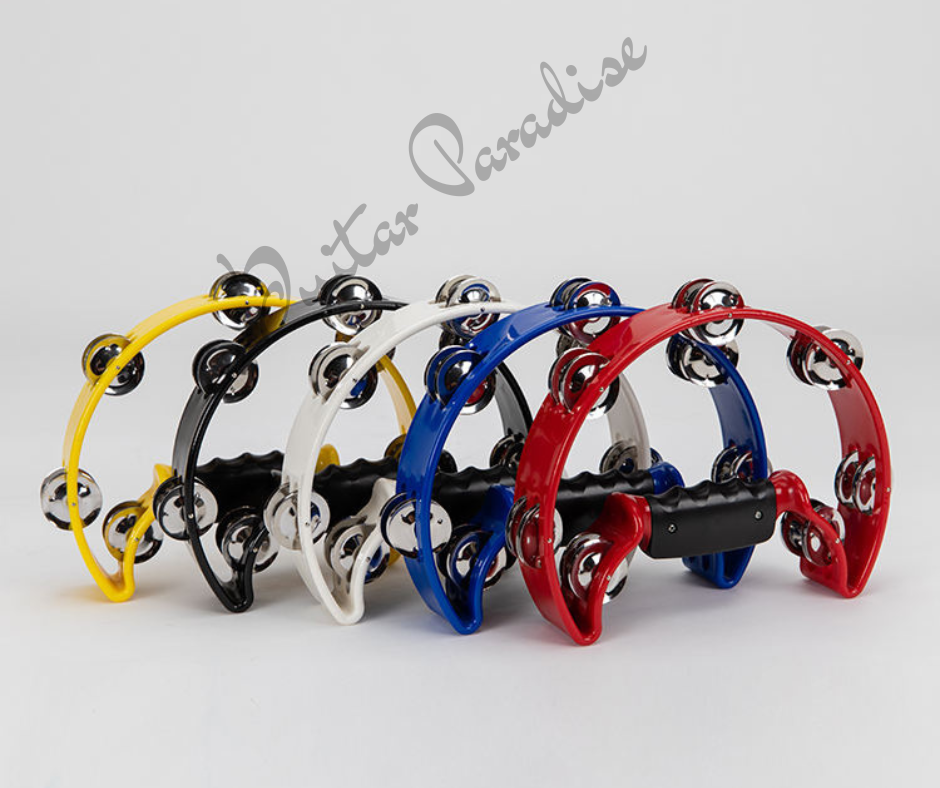 Half Moon Power-2 Tamb Double Row Metal Jingle Tambourine Half Moon Power-2 Tamb Double Row Metal Jingle Tambourine