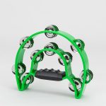 Tambourine Half Moon Power-2 Tamb Double Row Metal Jingle Tambourine Musical Instruments - Image 4