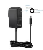 Casio 9.5V 1A AC/DC Power Supply Adapter for Casio Piano Keyboard ADE95100LU/B SA-46 SA-47 SA76 SA-77 SA-78 CTK-2080 CTK-2550 CTK-3200 CTK-3500 LK-265 LK-280 CT-X700 CT-X800 CT-S300 Charger Cable (6 FT) - Image 2