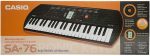 Casio SA-76 Mini Keyboard 44 Keys Black/Orange - Image 8