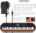 Casio 9.5V 1A AC/DC Power Supply Adapter for Casio Piano Keyboard ADE95100LU/B SA-46 SA-47 SA76 SA-77 SA-78 CTK-2080 CTK-2550 CTK-3200 CTK-3500 LK-265 LK-280 CT-X700 CT-X800 CT-S300 Charger Cable (6 FT) - Image 7