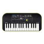 Casio SA-46 32 Mini Keys Musical Keyboard with Piano tones, Black/Green
