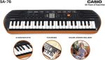 Casio SA-76 Mini Keyboard 44 Keys Black/Orange - Image 6