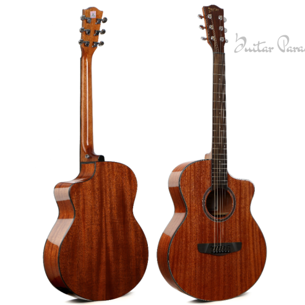 Deviser LK-12 N JF Body Acoustic Guitar – Natural High Gloss Finish