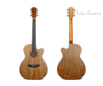 Deviser LS-180-40 Cutaway Acoustic Guitar – Walnut Body, Matte Finish (40")