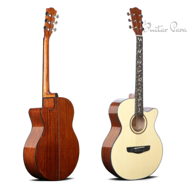 Deviser L-720B Cutaway Acoustic Guitar – Spruce Top, Mahogany Body (40")
