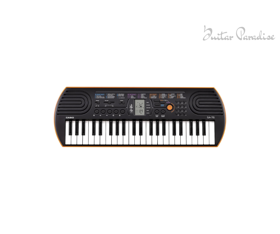 Casio SA-76 Mini Keyboard 44 Keys Black/Orange Casio SA-76 Mini Keyboard 44 Keys Black/Orange
