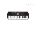 Casio SA-77 Keyboard, Black (Grey)