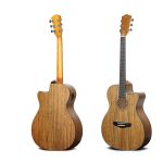 Deviser LS-180-40 Cutaway Acoustic Guitar – Walnut Body, Matte Finish (40") - Image 2