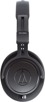 Audio-Technica ATH-M60X On-Ear Closed-Back Dynamic Professional Studio Monitor Headphones Black - Image 3
