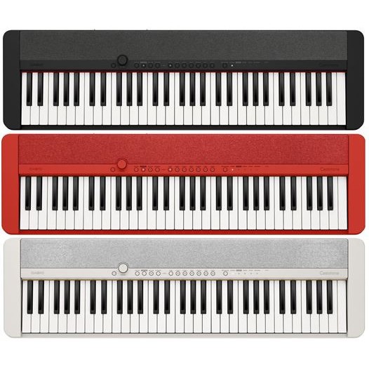 Casio Casiotone CT-S1 – 61-Key Touch-Sensitive Retro Keyboard | Sleek, Portable Design for Beginners to Pros | Stereo Grand Piano + 60 AiX Tones | USB-MIDI...