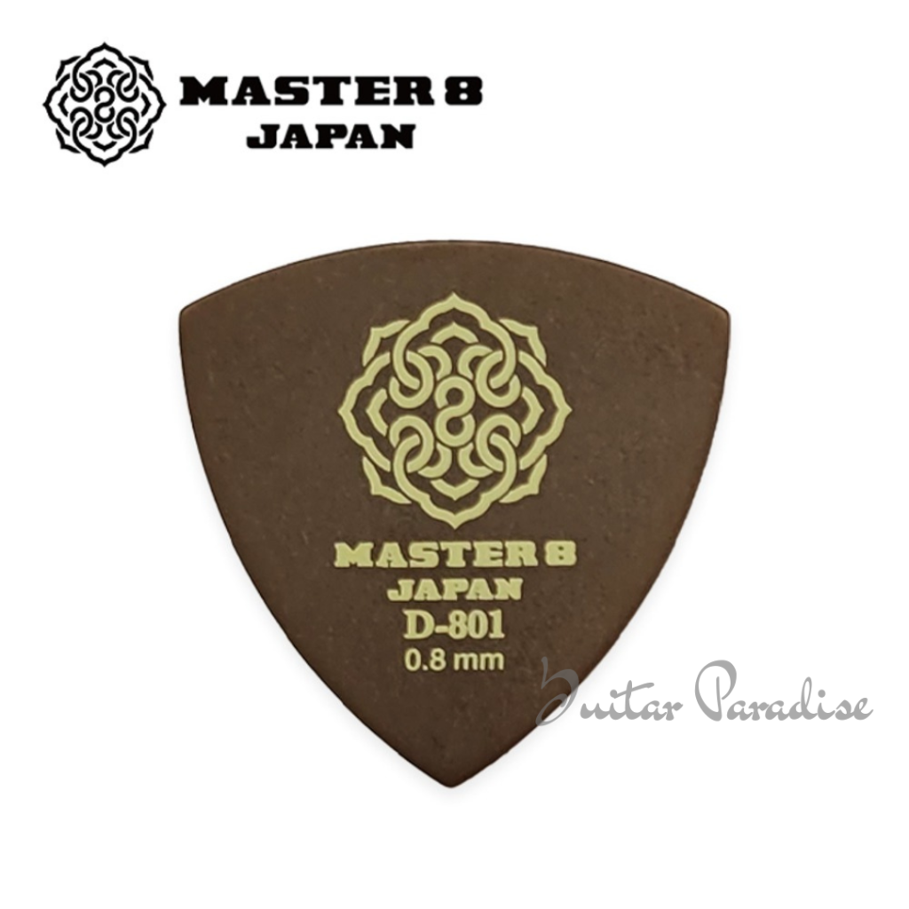 MASTER 8 JAPAN D-801 Triangle 0.8mm (D801-TR080) Premium Guitar Pick