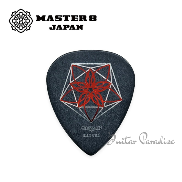 MASTER 8 JAPAN Artist Series CROSSFAITH KAZUKI Model 0.8mm (CFKAZUKI1-080) Premium Guitar Pick