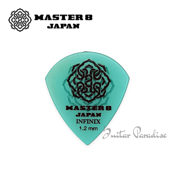 MASTER 8 JAPAN INFINIX Hard Polish Rubber Grip Jazz 1.2mm (IFHPR-JZ120) Premium Guitar Pick