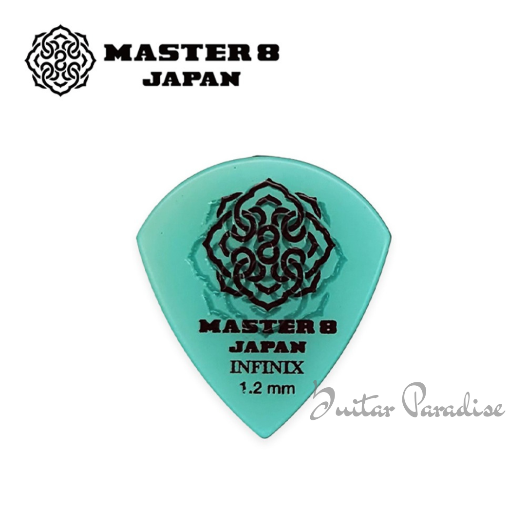 MASTER 8 JAPAN INFINIX Hard Polish Rubber Grip Jazz 1.2mm (IFHPR-JZ120) Premium Guitar Pick MASTER 8 JAPAN INFINIX Hard Polish Rubber Grip Jazz 1.2mm (IFHPR-JZ120) Premium Guitar Pick