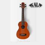 Kala Nomad Acoustic-Electric U-Bass Ukulele – Natural Mahogany Satin Finish