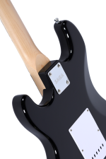 SAGA Standard HBK Electric Guitar – High-Gloss Solid Black - Image 4