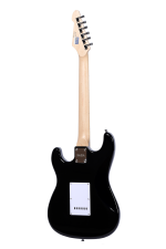 SAGA Standard HBK Electric Guitar – High-Gloss Solid Black - Image 2