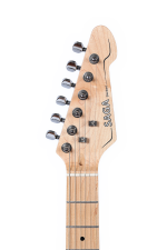 SAGA Standard HBK Electric Guitar – High-Gloss Solid Black - Image 6