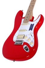 SAGA Standard HRE Electric Guitar – High-Gloss Fiesta Red - Image 3
