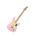 Mantic MST100H PK Electric Guitar – High-Gloss Pink - Image 4