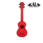 Kala Waterman Seaglass Collection Soprano Ukulele 21-Inch – Transparent Maritime Red - Image 2