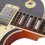 SQOE SELP110 SV Electric Guitar – Starlight Silver (Les Paul Style) - Image 5