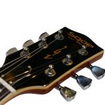 SQOE SELP110 SV Electric Guitar – Starlight Silver (Les Paul Style) - Image 7