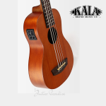 Kala Nomad Acoustic-Electric U-Bass Ukulele – Natural Mahogany Satin Finish - Image 4