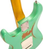 Vintage V6 ICON Electric Guitar – Distressed Ventura Green - Image 5