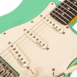Vintage V6 ICON Electric Guitar – Distressed Ventura Green - Image 8