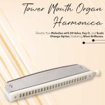 Tower Chromatic Harmonica M1015 - Image 2