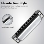 Swan Diatonic Blues Harmonica 10-Hole Standard Series (Model: SW1020) - Image 4