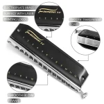 East Top Forerunner 2.0 Chromatic Harmonica (12-Hole, 48 Tones) - Image 5