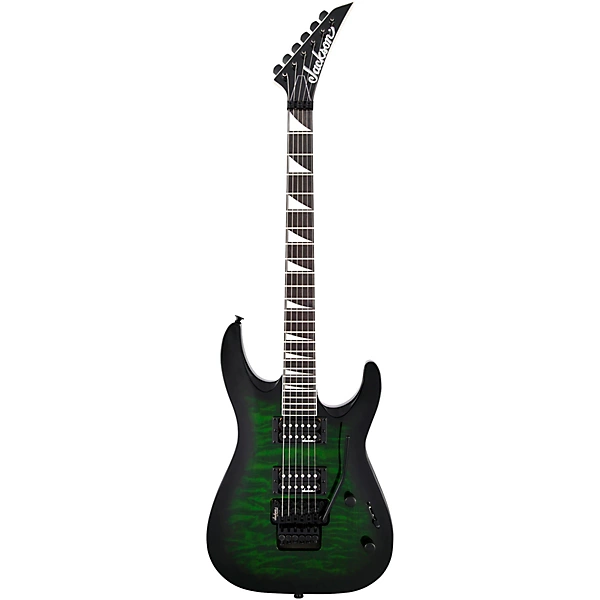 Jackson JS Series Dinky Arch Top JS32Q DKA – Transparent Green Burst Electric Guitar Jackson JS Series Dinky Arch Top JS32Q DKA – Transparent Green Burst Electric Guitar
