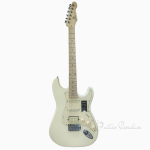 Mantic MST100H WH Electric Guitar – High-Gloss White