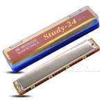 Suzuki Study-24 Tremolo Harmonica