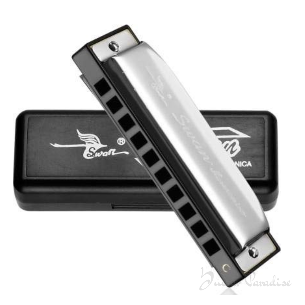 Swan Diatonic Blues Harmonica 10-Hole Standard Series (Model: SW1020)