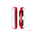 East top Harmonica,8 Hole Blues Harmonica, C Key Diatonic Mouth Organ Harmonica For Adults, Beginners, Professionals and Students, as a Gift,red