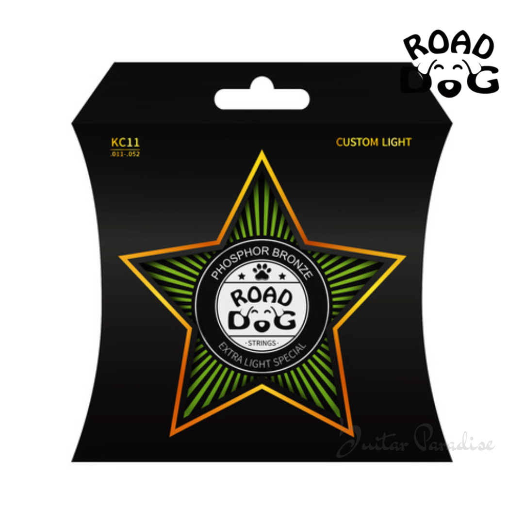 Road Dog Custom Light Coated Acoustic Guitar Strings (Model: KC11) Road Dog Custom Light Coated Acoustic Guitar Strings (Model: KC11)