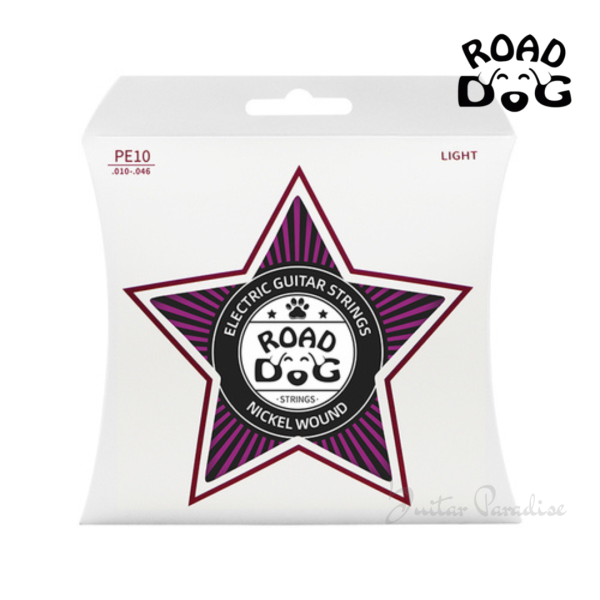 Road Dog Light Coated Electric Guitar Strings (Model: PE10)