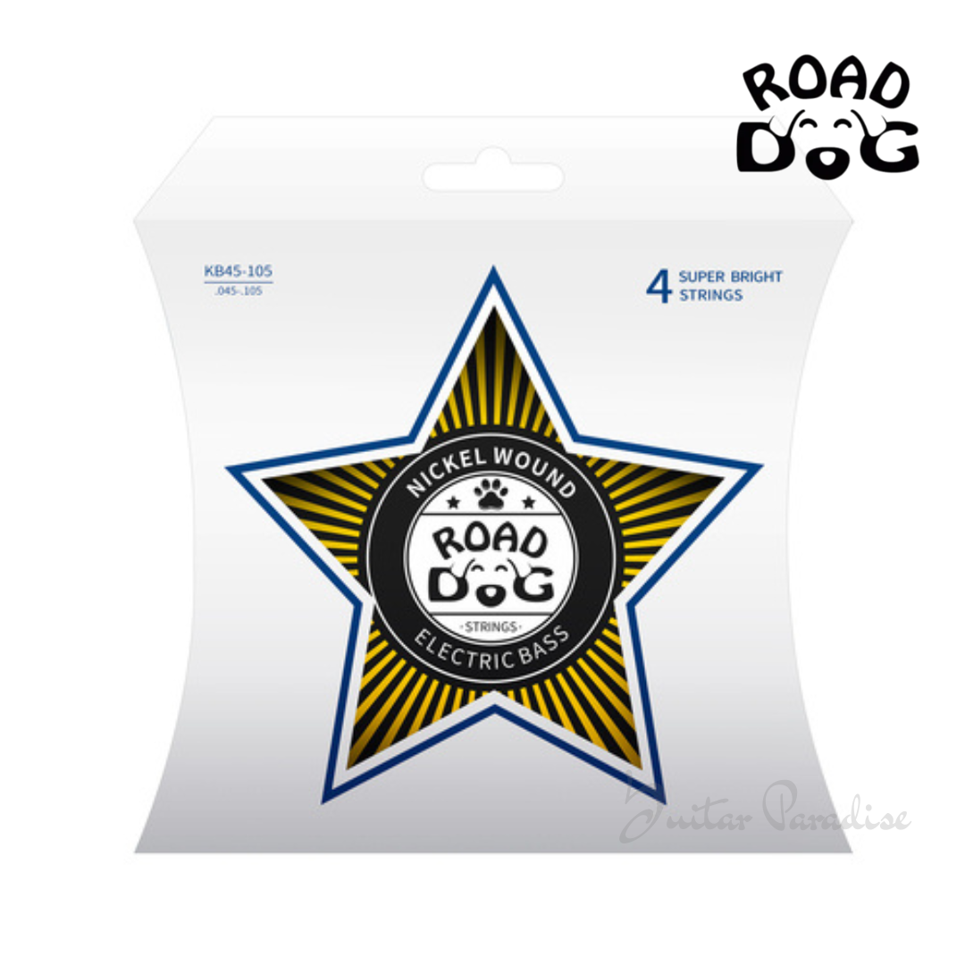 Road Dog Light Coated Electric Bass Strings (Model: KB45-105) Road Dog Light Coated Electric Bass Strings (Model: KB45-105)