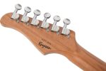 Kaysen KST-611 S-S-S White Pearl Pickguard Electric Guitar - Image 4