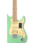 Mantic MST100H GR Electric Guitar – High-Gloss Surf Green - Image 2