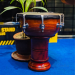 Professional Mini Wooden Darbuka Hand Drum – 8-Inch Acoustic Percussion