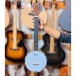 Sara 23-Inch Pro Concert Banjolele – Premium Acoustic Banjo Ukulele Hybrid with Closed-Back Design