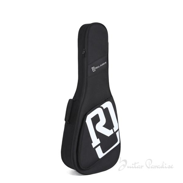 Real Mission Coolvox-D Black Premium Acoustic Guitar Soft Case – Heavy-Duty Waterproof Shockproof Gig Bag