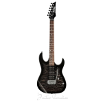 Ibanez GIO GRX70QA TKS Electric Guitar – Transparent Black Sunburst Quilted Maple Art Grain Performance Guitar